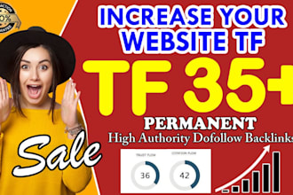 increase tf 40 trust flow tf increase majestic tf increase trust flow