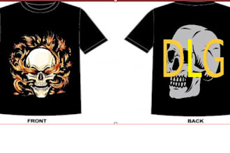 design a modern unique t shirt design with elegance