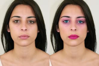 portrait retouching and photo editing in photoshop