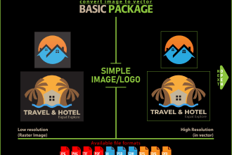 convert your image into high resolution vector