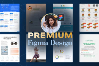 do figma flyer, menu, infographic design for your business