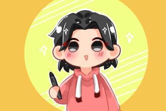 draw chibi version for your pfp