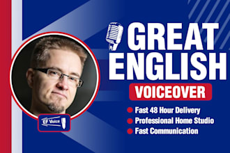 record a nordic or finnish accented english voice over