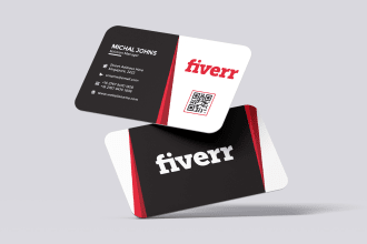 do modern business card, minimalist, luxury professional, digital for you