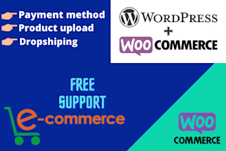 create ecommerce website and onlinestore by wordpress woocommerce