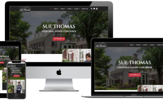 do real estate agent website in wordpress or wix with idx, mls integration