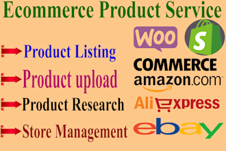 do product listing product upload in ecommerce store