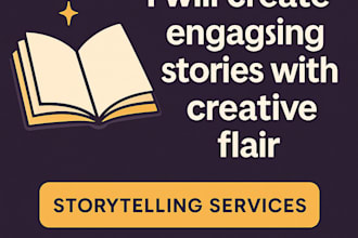tell your story and write your storytelling in italian