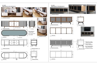 draw furniture 2d design and drawing