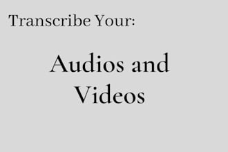 transcribe your audios and videos