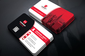 design professional modern corporate business card