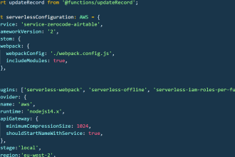 develop AWS lambda function with services like s3, dynamodb and databases