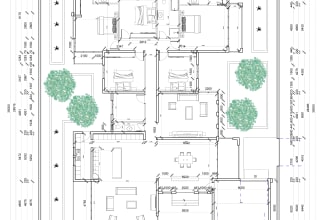 redraw any architectural drawings into 2d cad or revit files