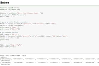 assist you in any coding task of python and biopython