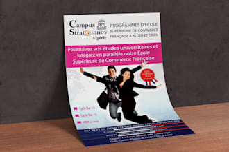 design a modern and professional flyer for your business