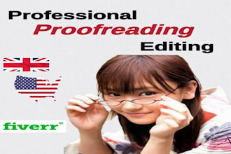 professionally edit and proofread your manuscript