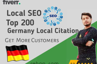 do 200 germany local citations and business directories