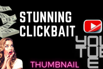 create clickbait thumbnail for your youtube