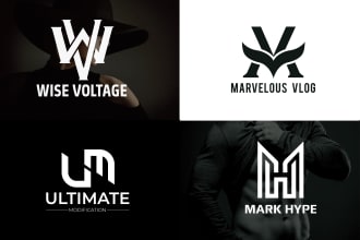 urban streetwear clothing brand fashion apparel luxury monogram gym logo design