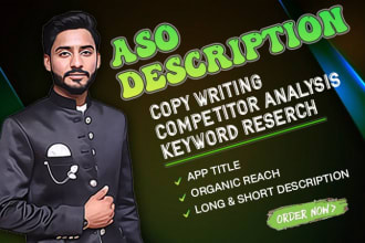 write aso friendly app description for your app to rank
