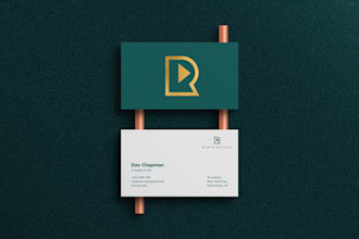 design business card, letterhead, and stationery items