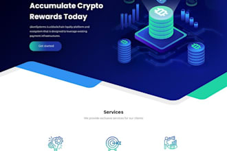 build a website for your crypto