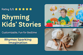 write a rhyming childrens story for your kids