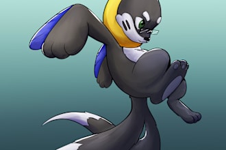 draw your pokémon, furry or dnd oc
