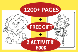 provide 1200 plus children coloring pages