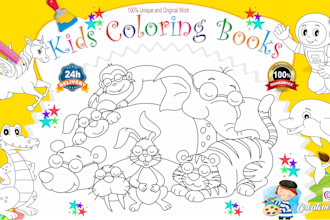 draw fun coloring pages for kids