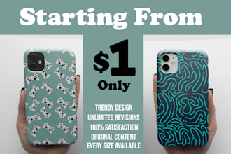 do trendy phone case design in bulk for your pod business