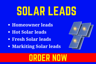 generate solar leads homeowner hot solar leads