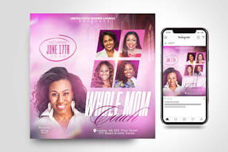 design creative church flyers, party, sports, event flyers