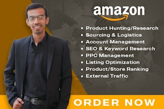 provide amazon fba and fbm store management service as virtual assistant