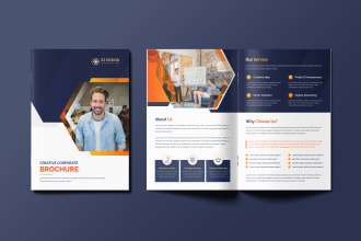 do marketing  brochure, company profile, digital, pdf, corporate, bifold,trifold