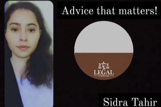 be your lawyer and will give legal advice and consultation