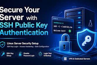 set up secure ssh key login and harden your linux server