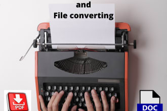 do fast typing and conversion of files for you