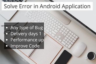 solve bugs in application android flutter