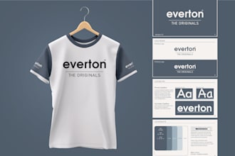 create a modern brand identity design
