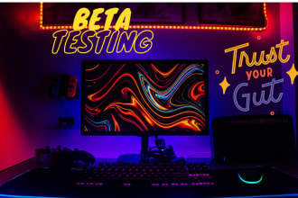 test and review your website, app, mobile or PC video games