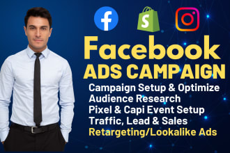 run facebook and instagram ads campaigns grow your business with KPI