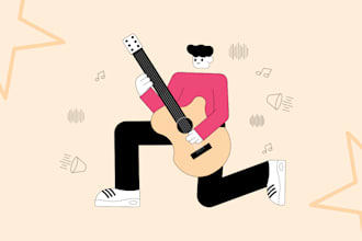 design unique flat vector illustration in my style