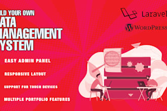 create data management web application