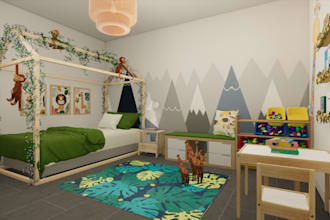 interior design your kids room, study, playroom