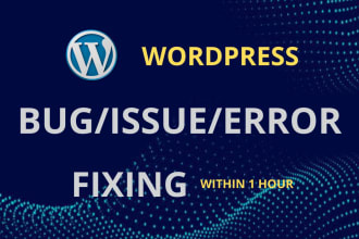 fix wordpress issue and wordpress bug within 1 hour