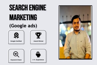 setup, optimize and manage google ads PPC ads campaign