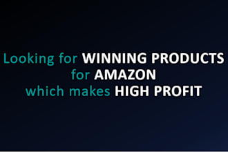 do product research for amazon for winning products