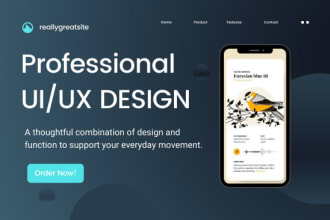 做现代UI UX设计，网页应用程序，移动应用程序，登录页面在figma