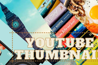 design attractive youtube thumbnaildesign